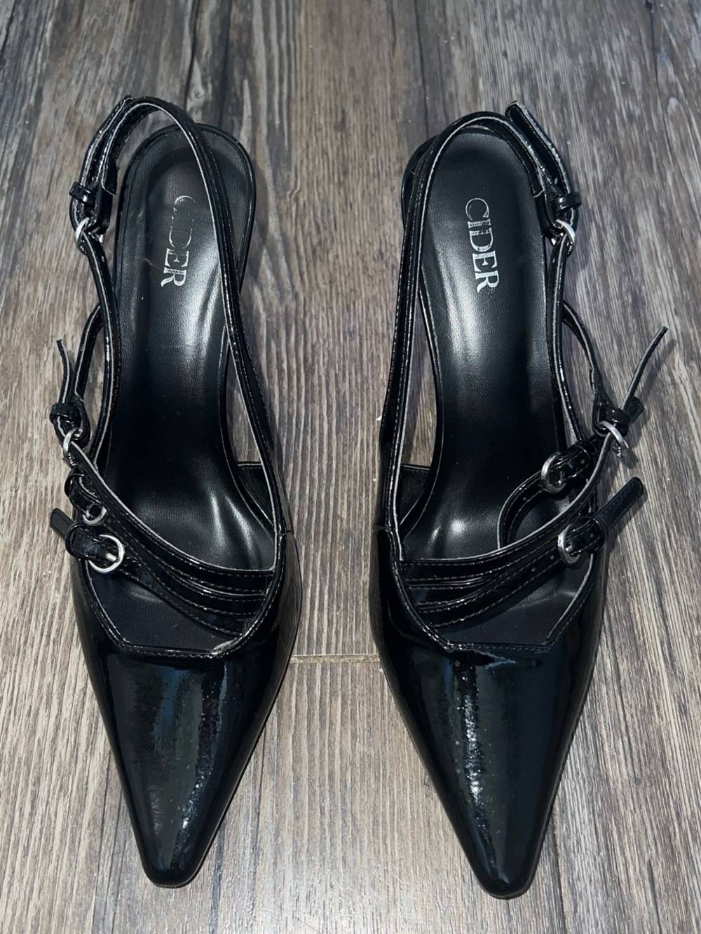 Cider black heels
